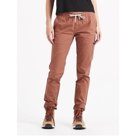 Vuori Pants - VUORI Womens Small Ripstop Pants Tapered Leg Elastic Waist Drawstring